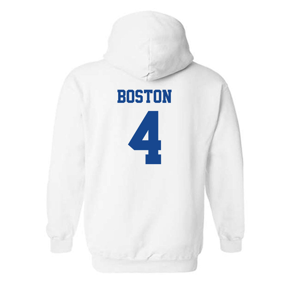 Hampton - NCAA Women's Basketball : Arlisha Boston - Classic Shersey Hooded Sweatshirt-1