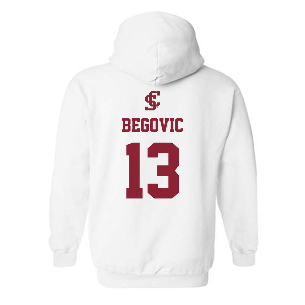 SCU - NCAA Men's Soccer : Alen Begovic - Hooded Sweatshirt-1