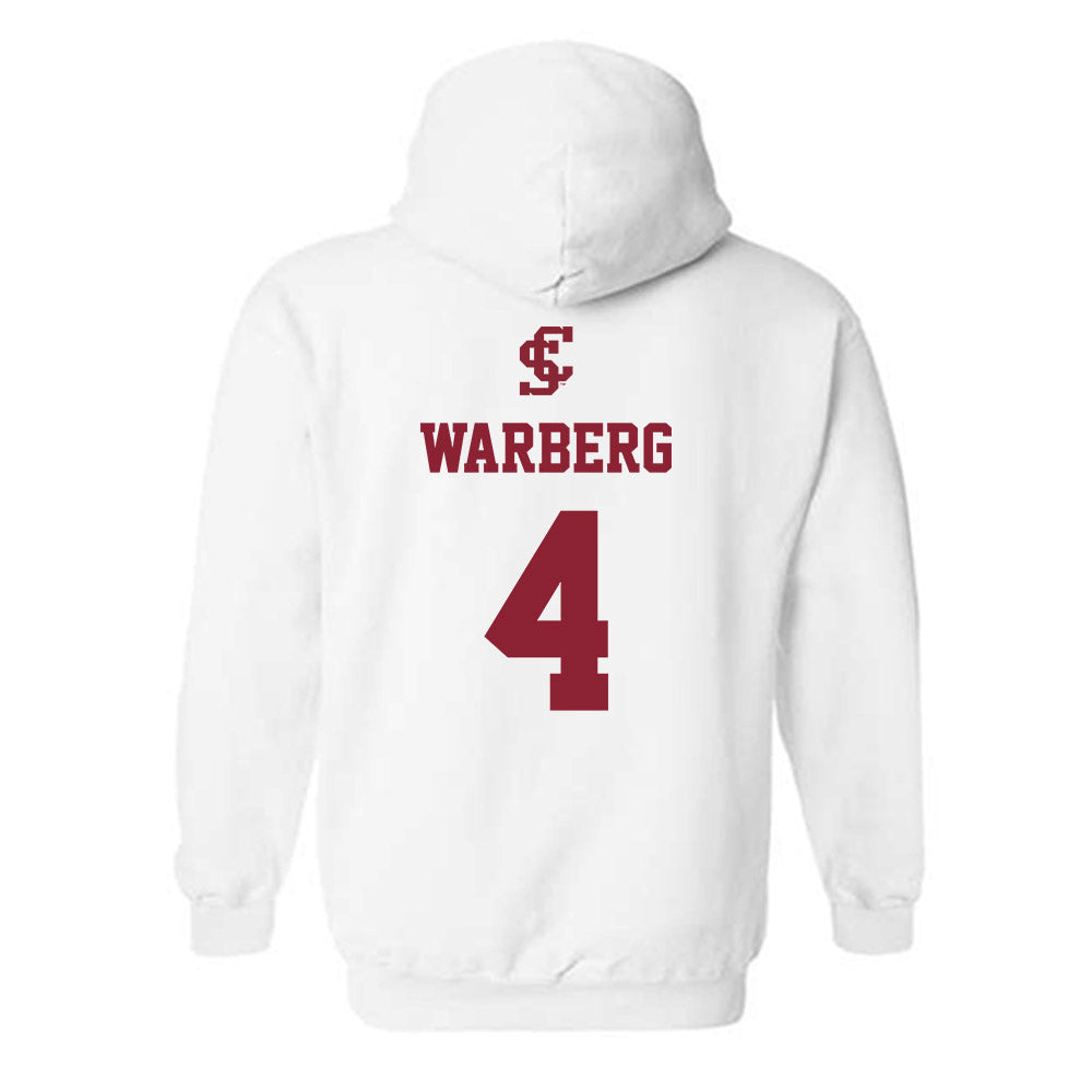 SCU - NCAA Women's Basketball : Maddy Warberg - Hooded Sweatshirt-1