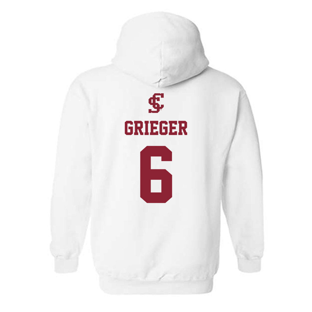 SCU - NCAA Women's Basketball : Sienna Grieger - Hooded Sweatshirt-1