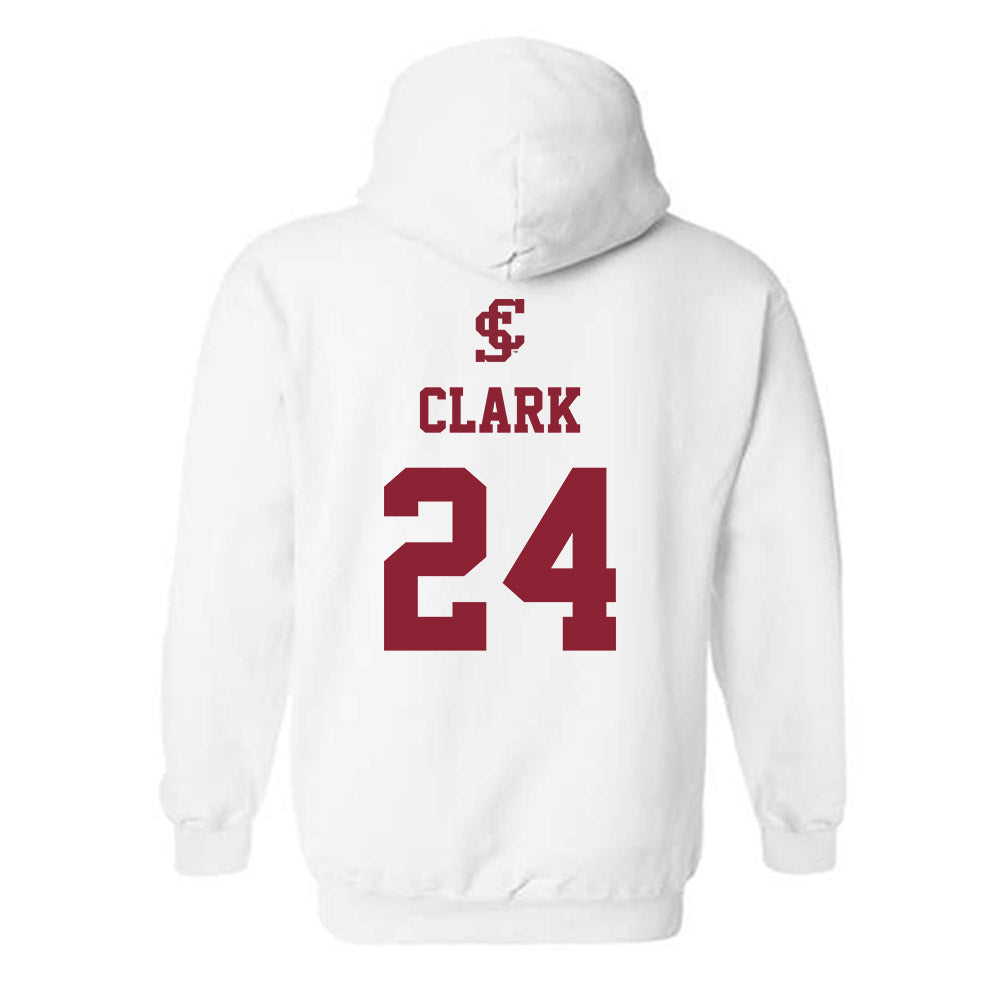 SCU - NCAA Women's Basketball : Reilly Clark - Hooded Sweatshirt-1
