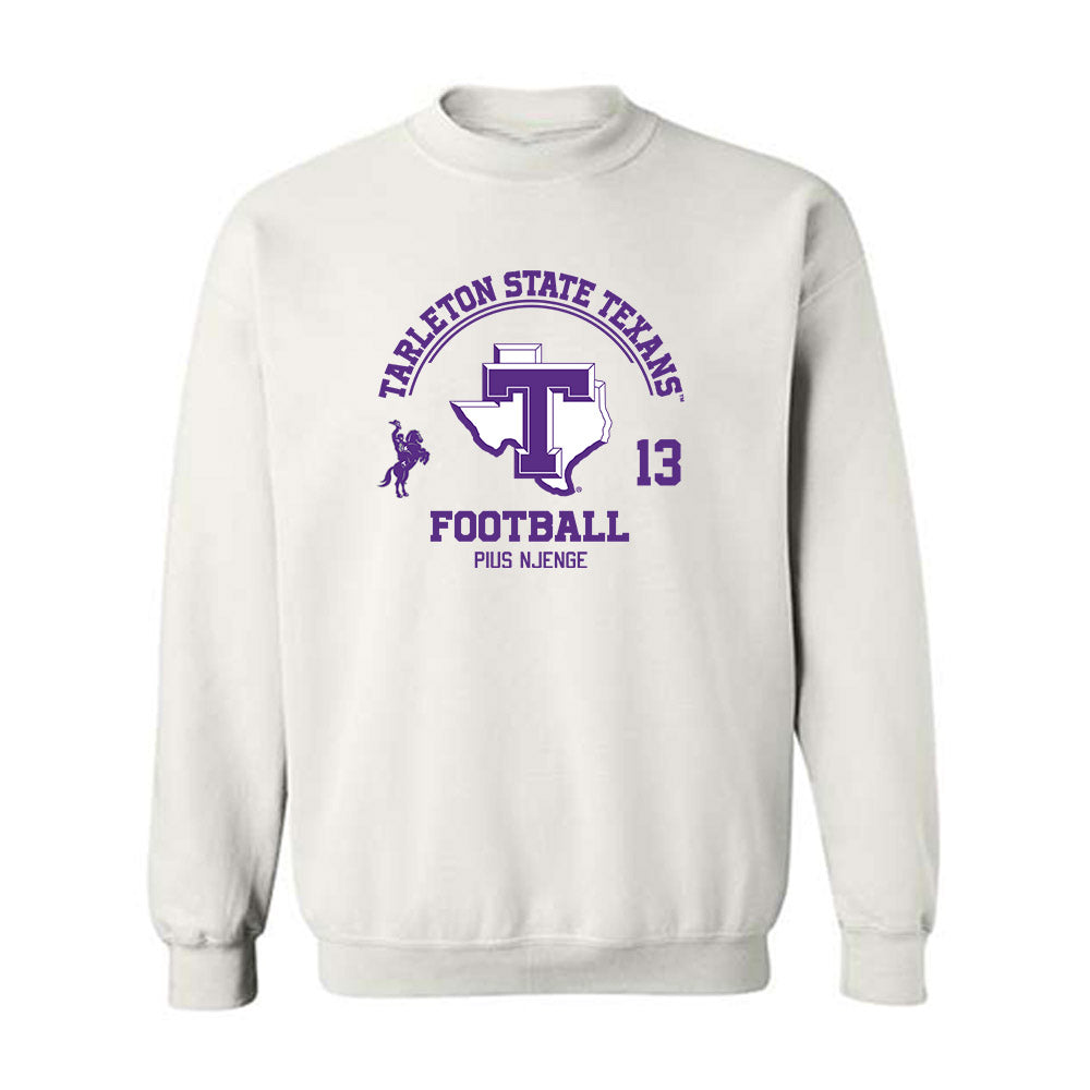 Tarleton State - NCAA Football : Pius Njenge - Classic Fashion Shersey Crewneck Sweatshirt-0