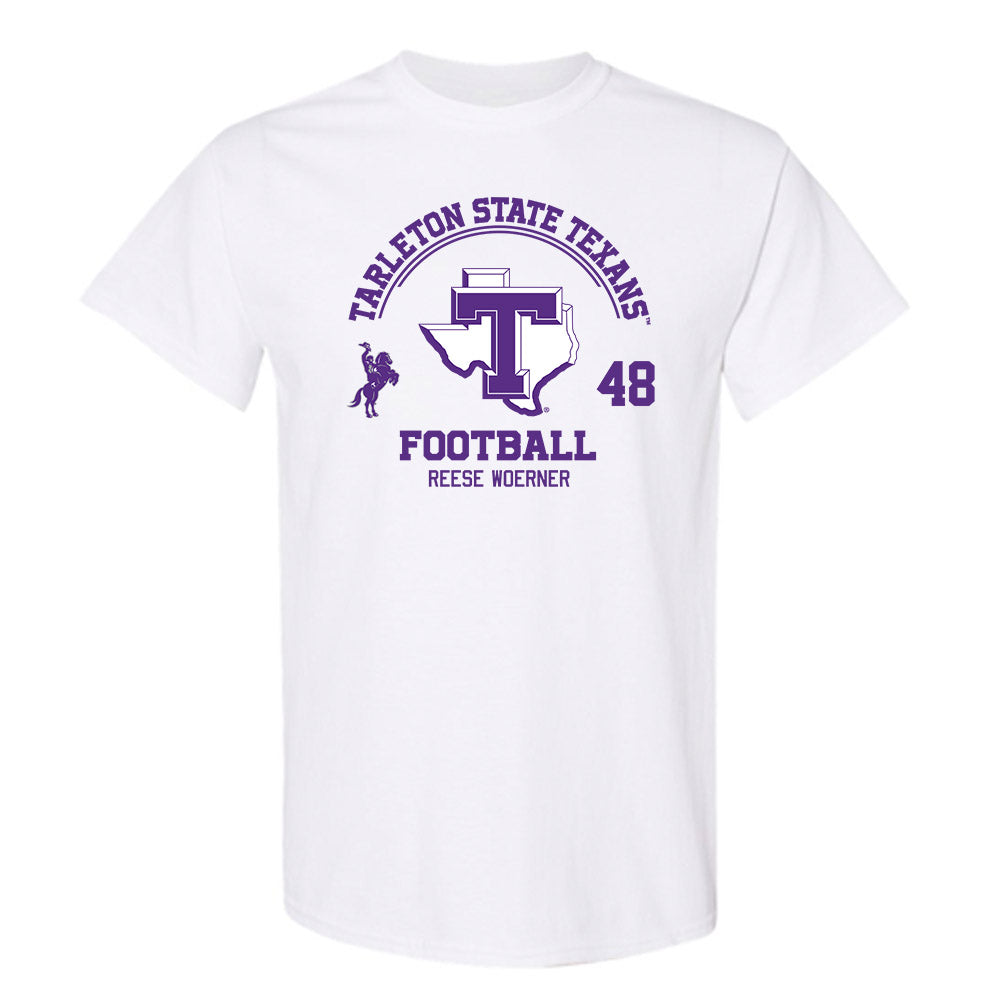 Tarleton State - NCAA Football : Reese Woerner - Classic Fashion Shersey T-Shirt-0
