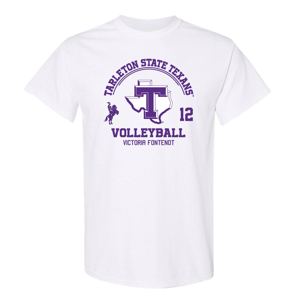 Tarleton State - NCAA Women's Volleyball : victoria fontenot - Classic Fashion Shersey T-Shirt-0