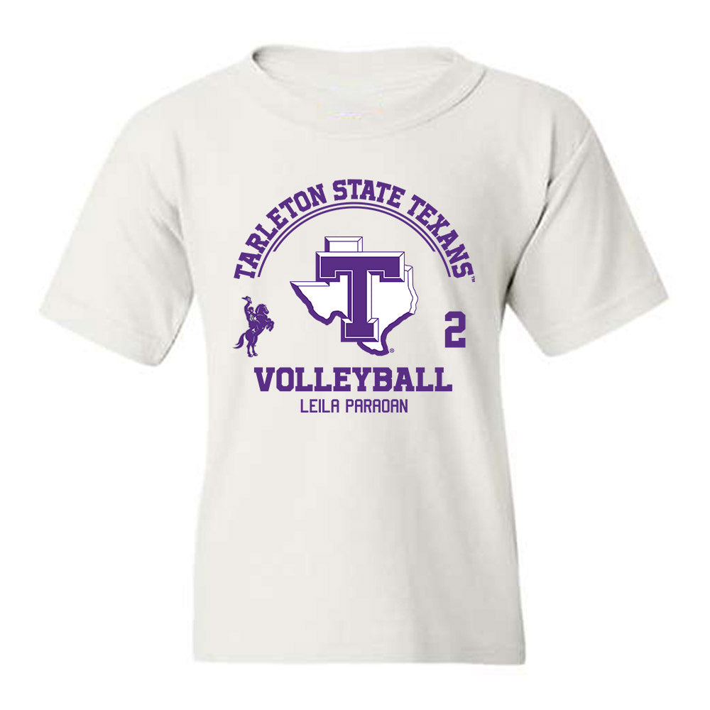 Tarleton State - NCAA Women's Volleyball : Leila Paraoan - Classic Fashion Shersey Youth T-Shirt-0
