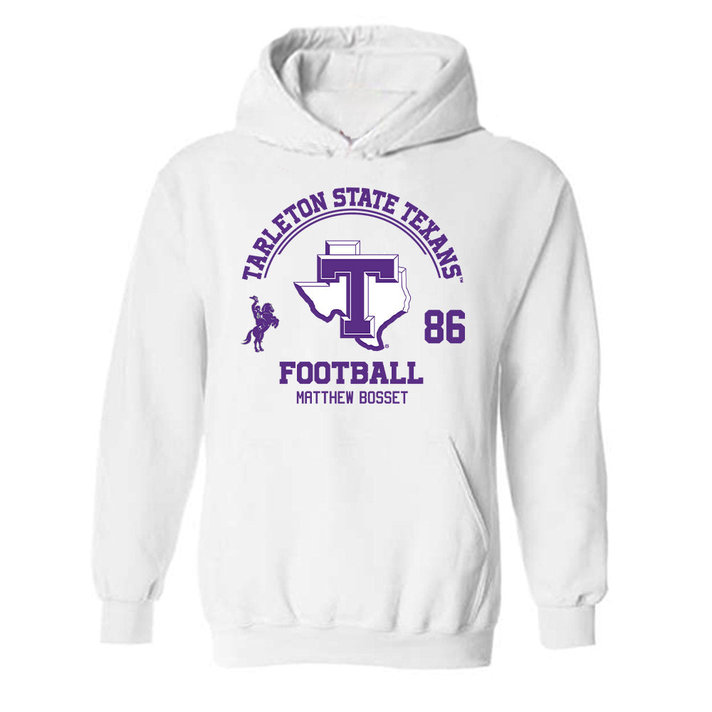 Tarleton State - NCAA Football : Matthew Bosset - Classic Fashion Shersey Hooded Sweatshirt-0
