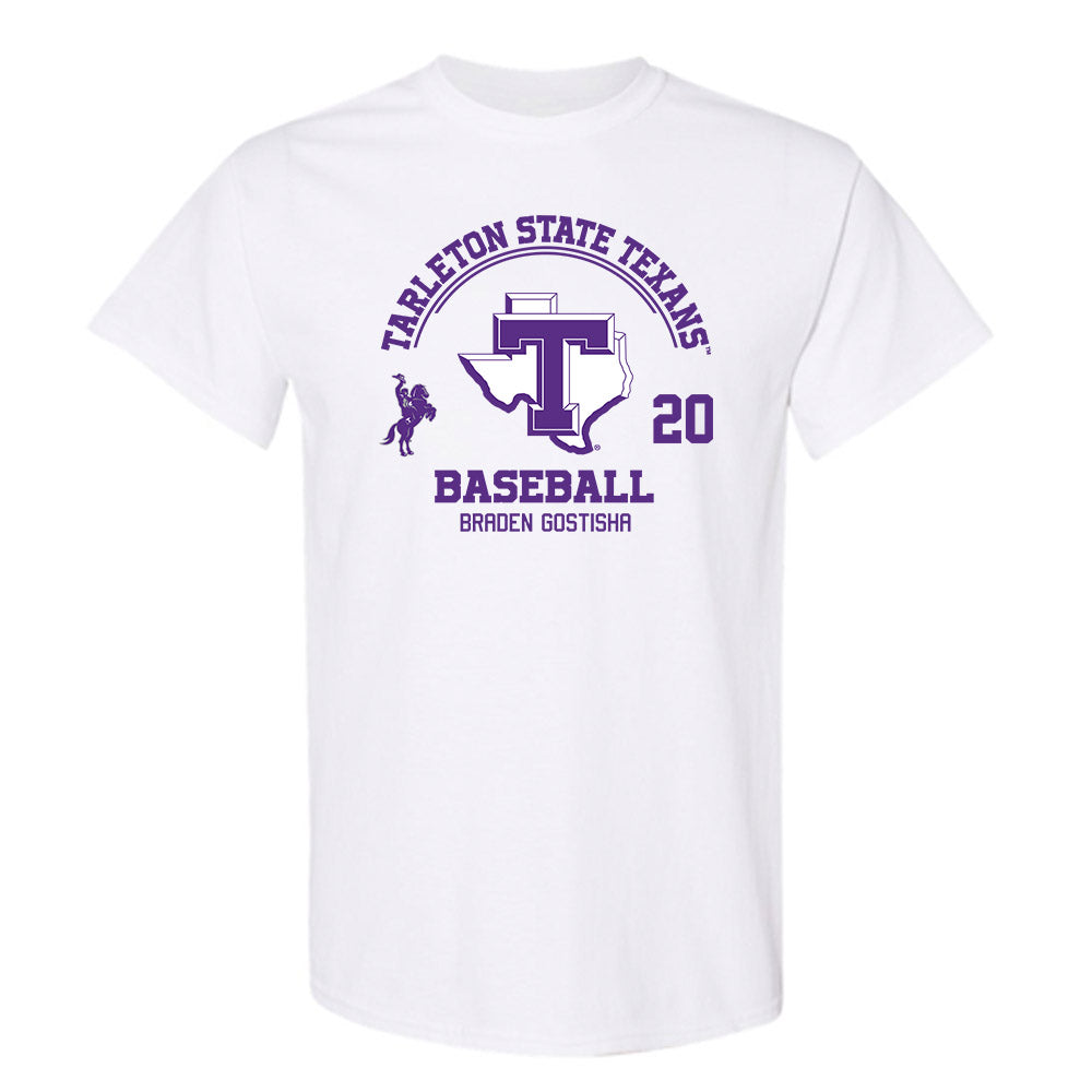 Tarleton State - NCAA Baseball : Braden Gostisha - Classic Fashion Shersey T-Shirt-0