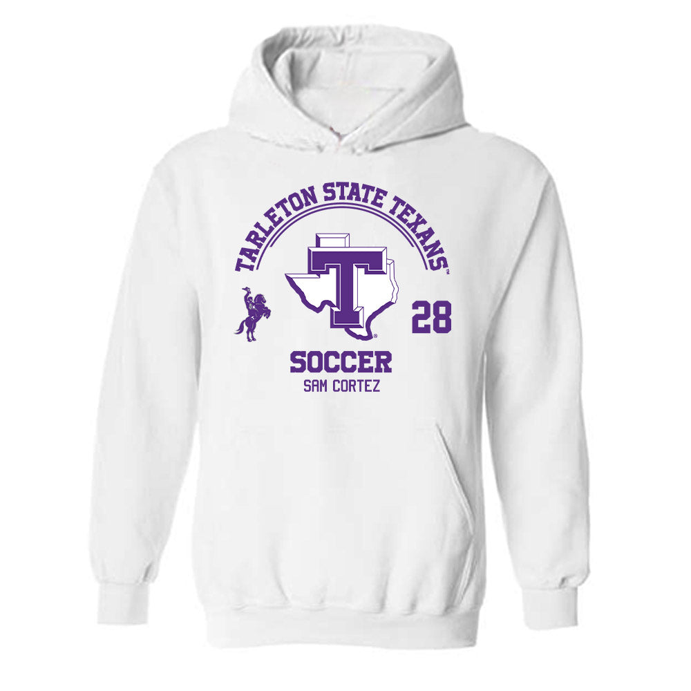 Tarleton State - NCAA Women's Soccer : Sam Cortez - Classic Fashion Shersey Hooded Sweatshirt-0