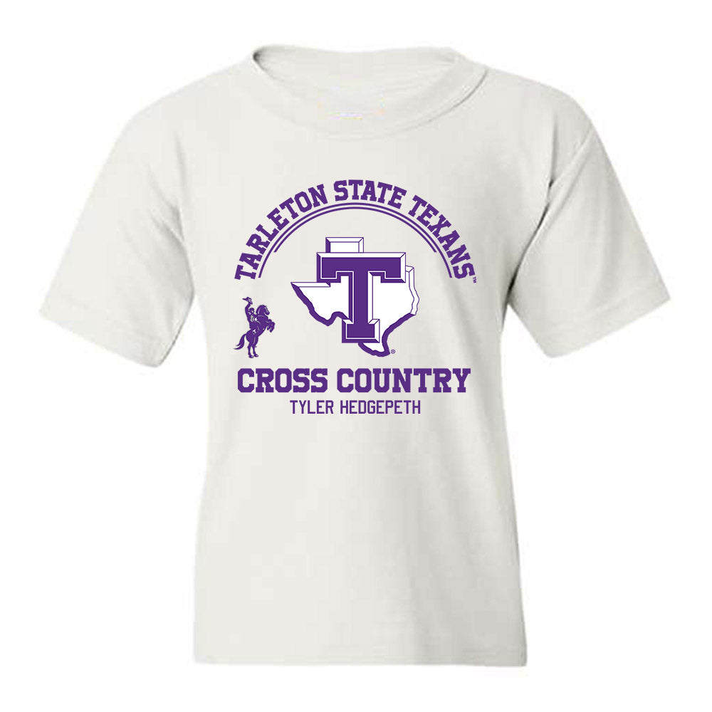 Tarleton State - NCAA Men's Cross Country : Tyler Hedgepeth - Classic Fashion Shersey Youth T-Shirt-0