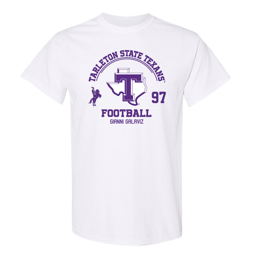 Tarleton State - NCAA Football : Gianni Galaviz - Classic Fashion Shersey T-Shirt