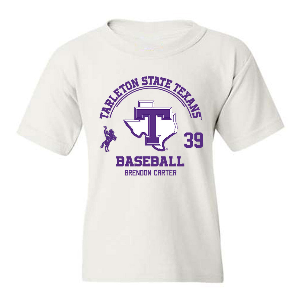 Tarleton State - NCAA Baseball : Brendon Carter - Classic Fashion Shersey Youth T-Shirt-0