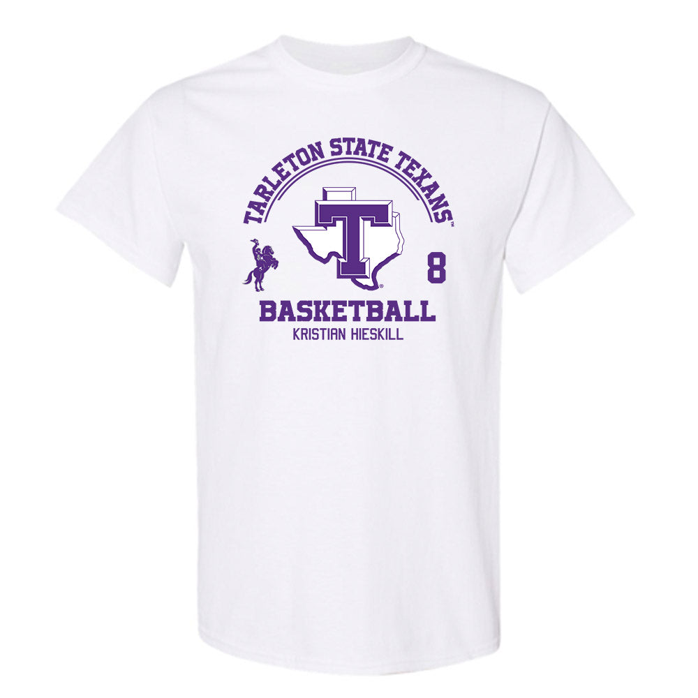Tarleton State - NCAA Women's Basketball : Kristian Hieskill - Classic Fashion Shersey T-Shirt-0