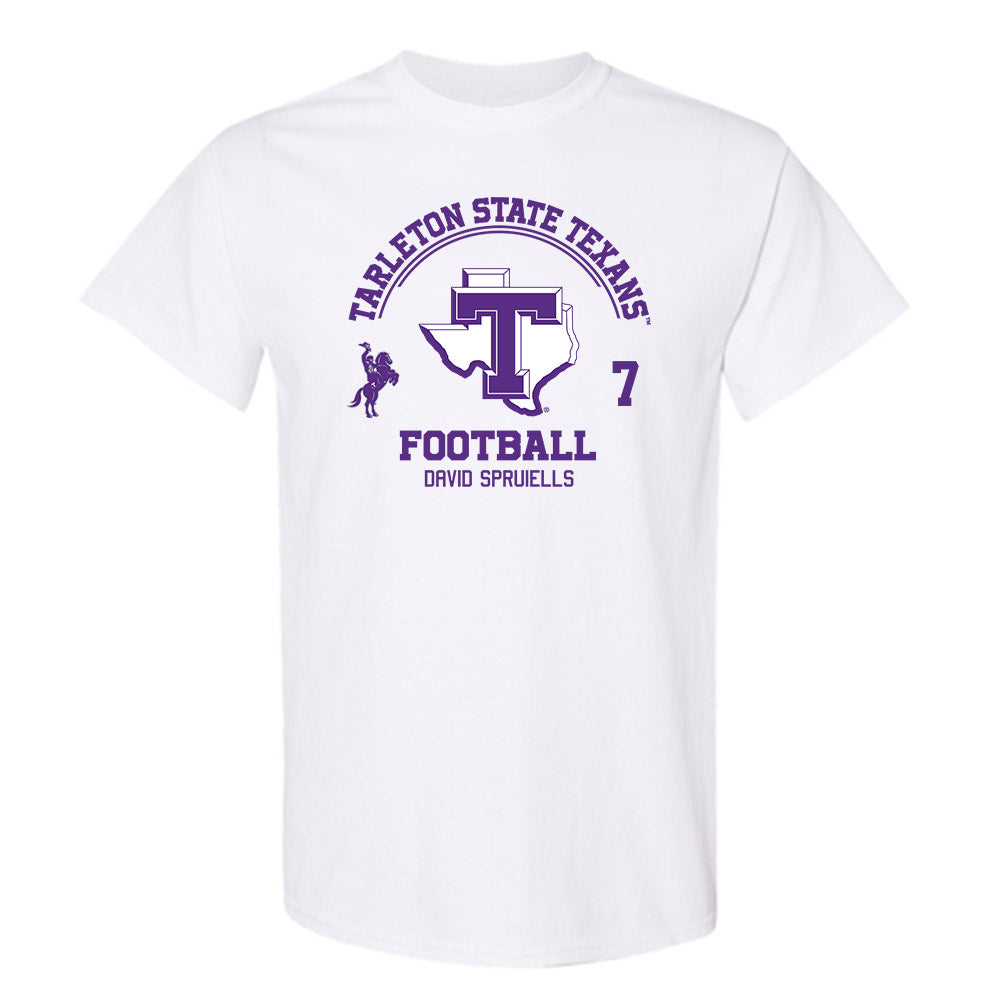 Tarleton State - NCAA Football : David Spruiells - Classic Fashion Shersey T-Shirt-0