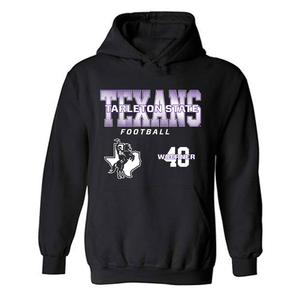 Tarleton State - NCAA Football : Reese Woerner - Classic Fashion Shersey Hooded Sweatshirt-0