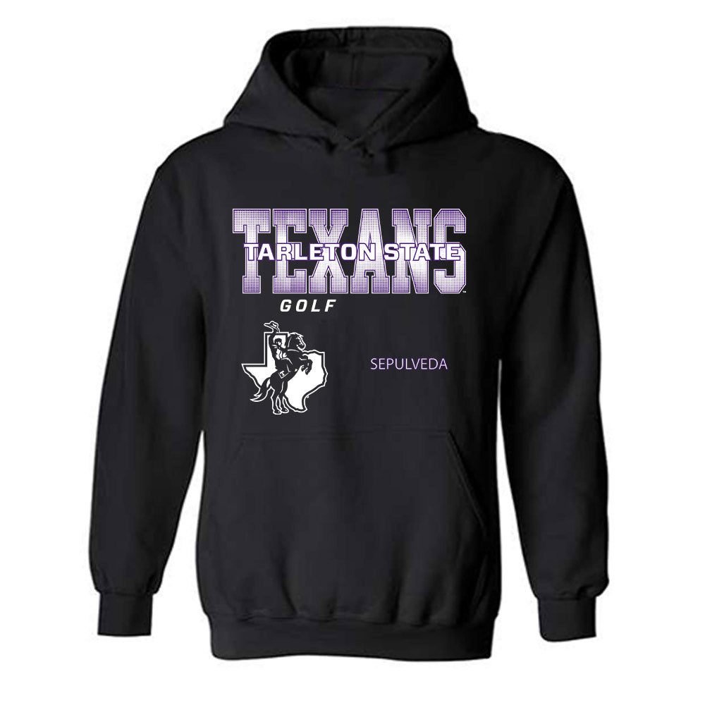 Tarleton State - NCAA Men's Golf : Cristobal Sepulveda - Classic Fashion Shersey Hooded Sweatshirt-0