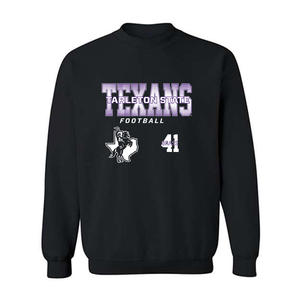 Tarleton State - NCAA Football : Reid Brass - Classic Fashion Shersey Crewneck Sweatshirt-0
