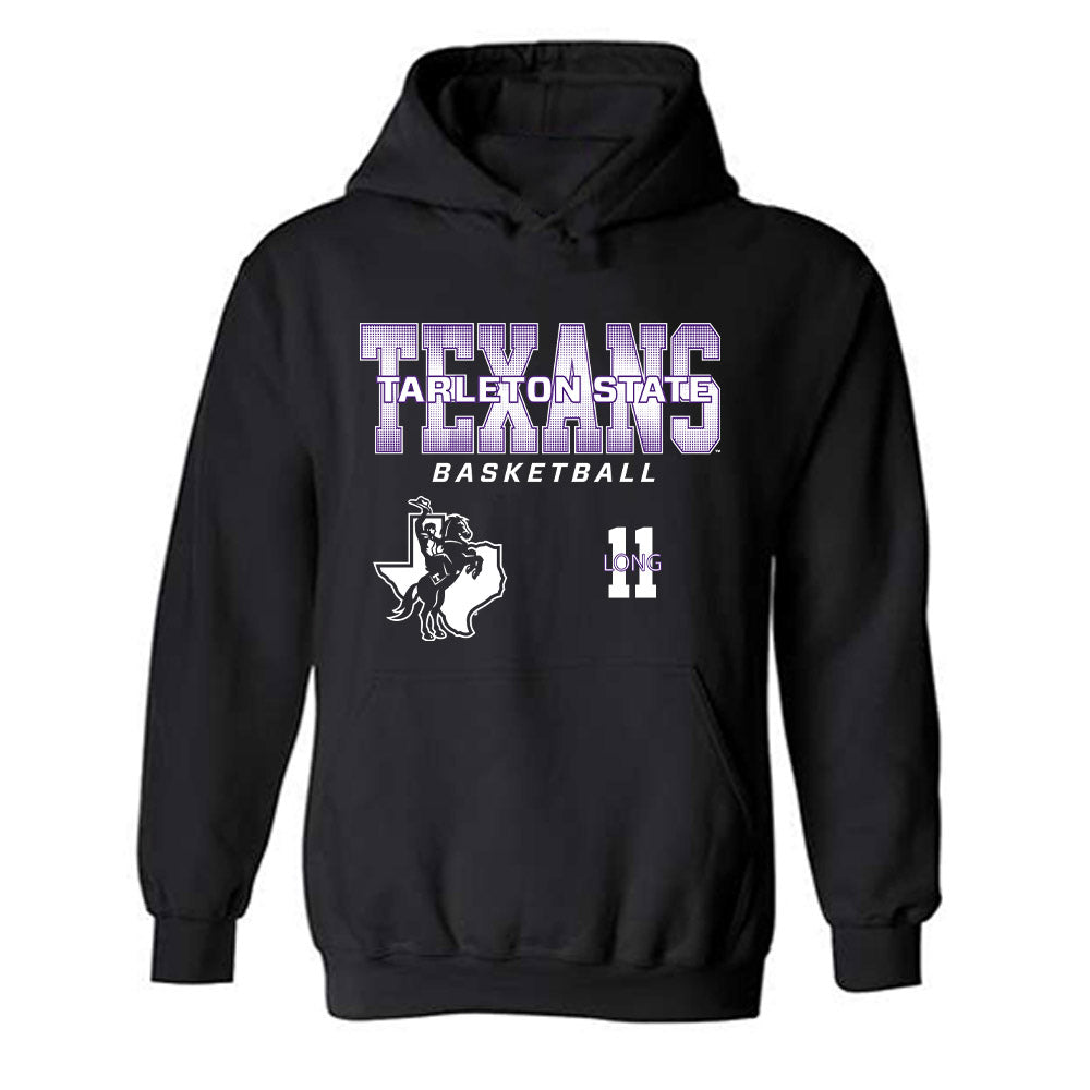 Tarleton State - NCAA Women's Basketball : Jakoriah Long - Classic Fashion Shersey Hooded Sweatshirt-0