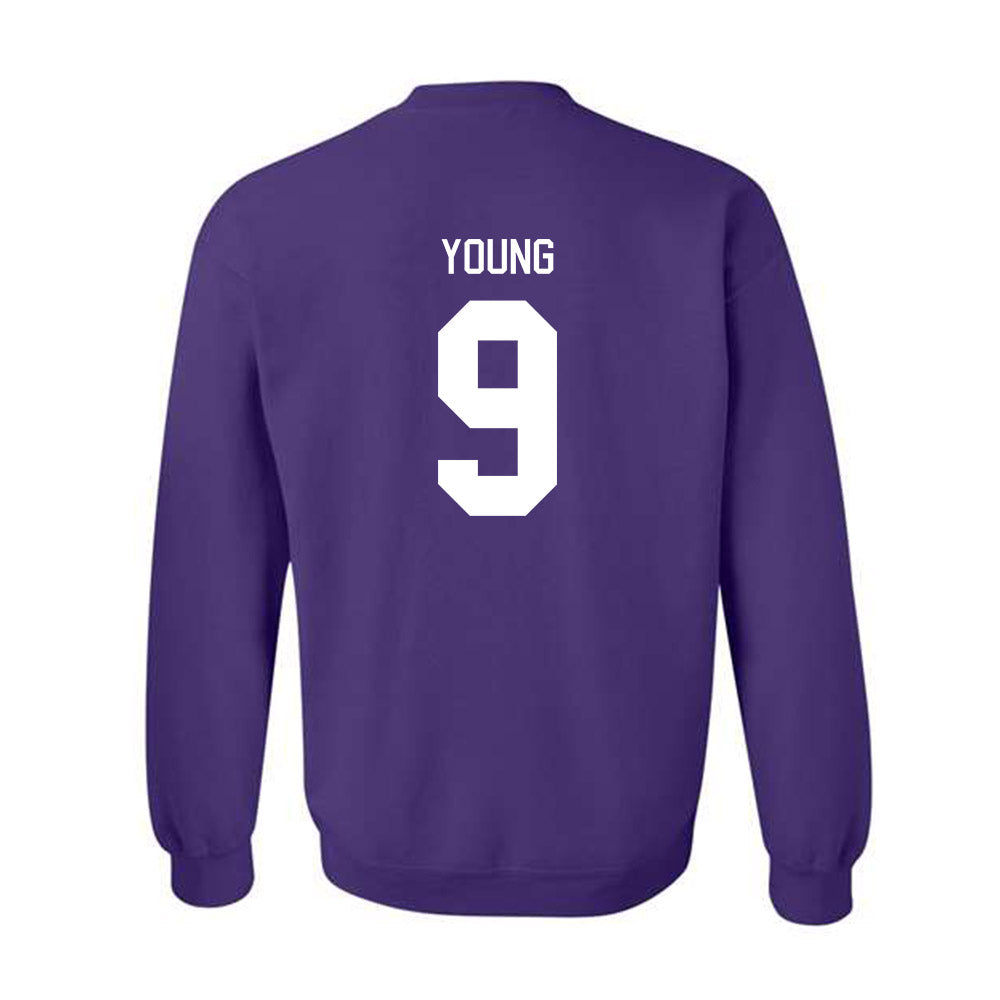 Tarleton State - NCAA Football : Tiar Young - Classic Shersey Crewneck Sweatshirt-1