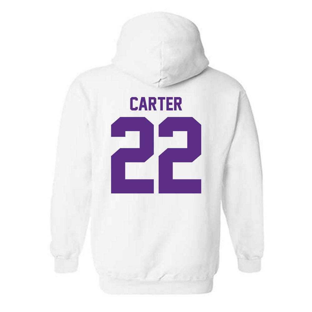 Tarleton State - NCAA Women's Volleyball : morgan carter - Classic Shersey Hooded Sweatshirt-1
