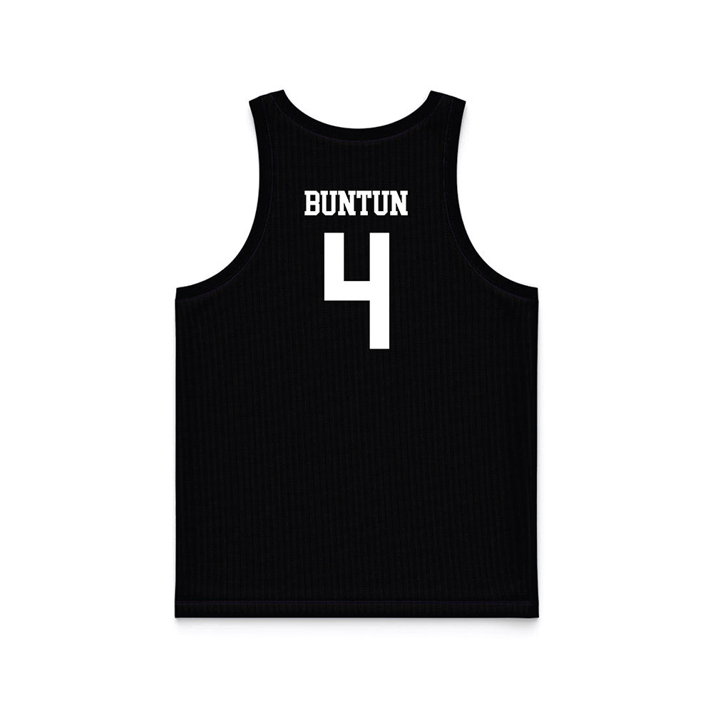 Tarleton State - NCAA Women's Basketball : Nyah Buntun - Black Basketball Jersey-1