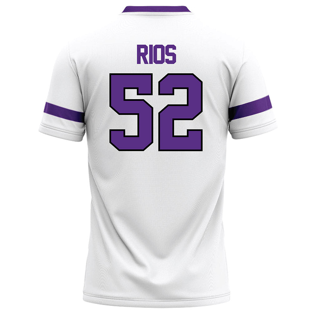 Tarleton State - NCAA Football : Robert Rios - White Logo Football Jersey