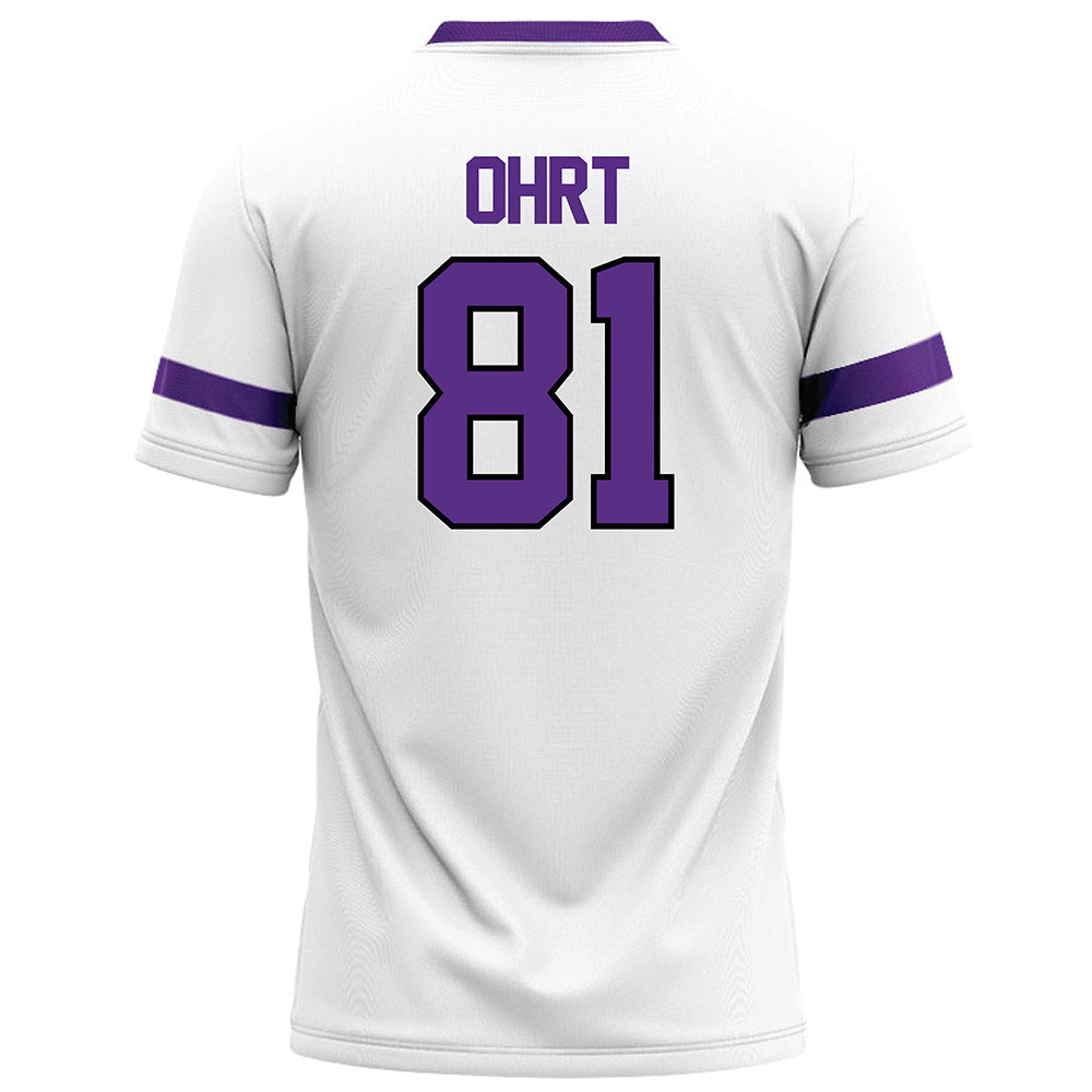 Tarleton State - NCAA Football : Fischer Ohrt - White Football Jersey