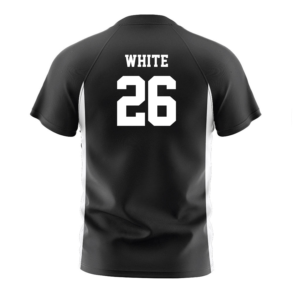 Tarleton State - NCAA Women's Soccer : Sydney White - Black Soccer Jersey-1