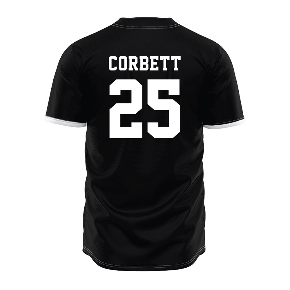 NMSU - NCAA Baseball : Austin Corbett - Black Jersey-1