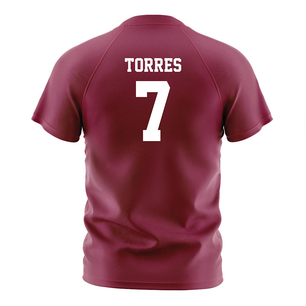 NMSU - NCAA Women's Soccer : Andrea Torres - Red Soccer Jersey-1