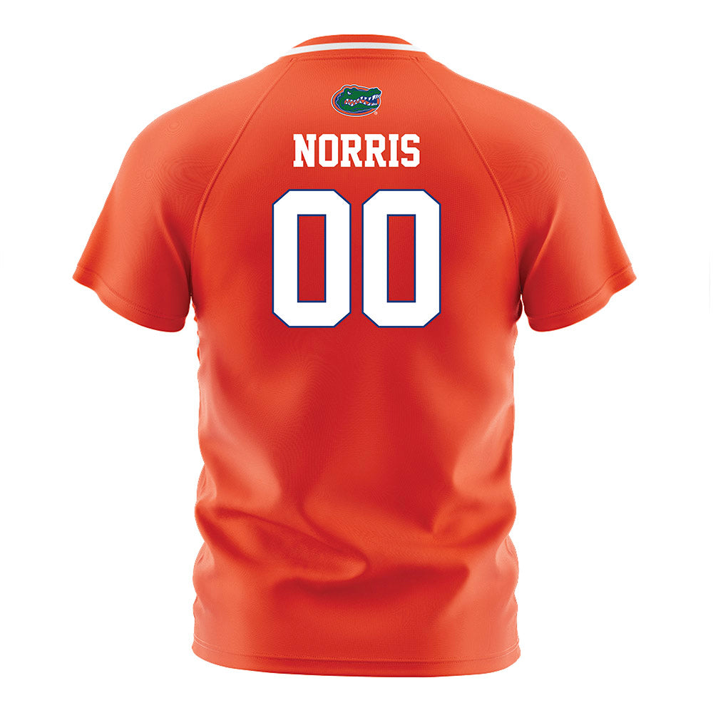 Florida - NCAA Women's Soccer : Nylah Norris - Orange Soccer Jersey-1