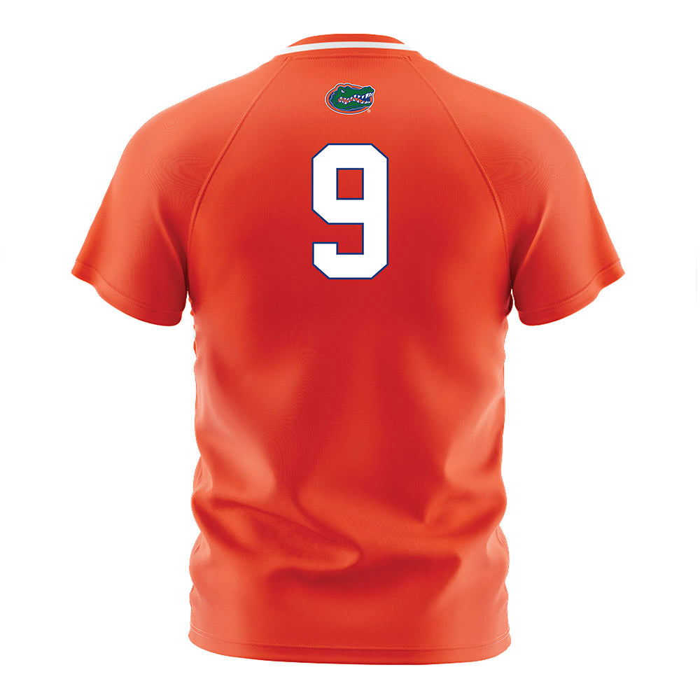 Florida - NCAA Women's Soccer : Addison Hess - Orange Soccer Jersey-1