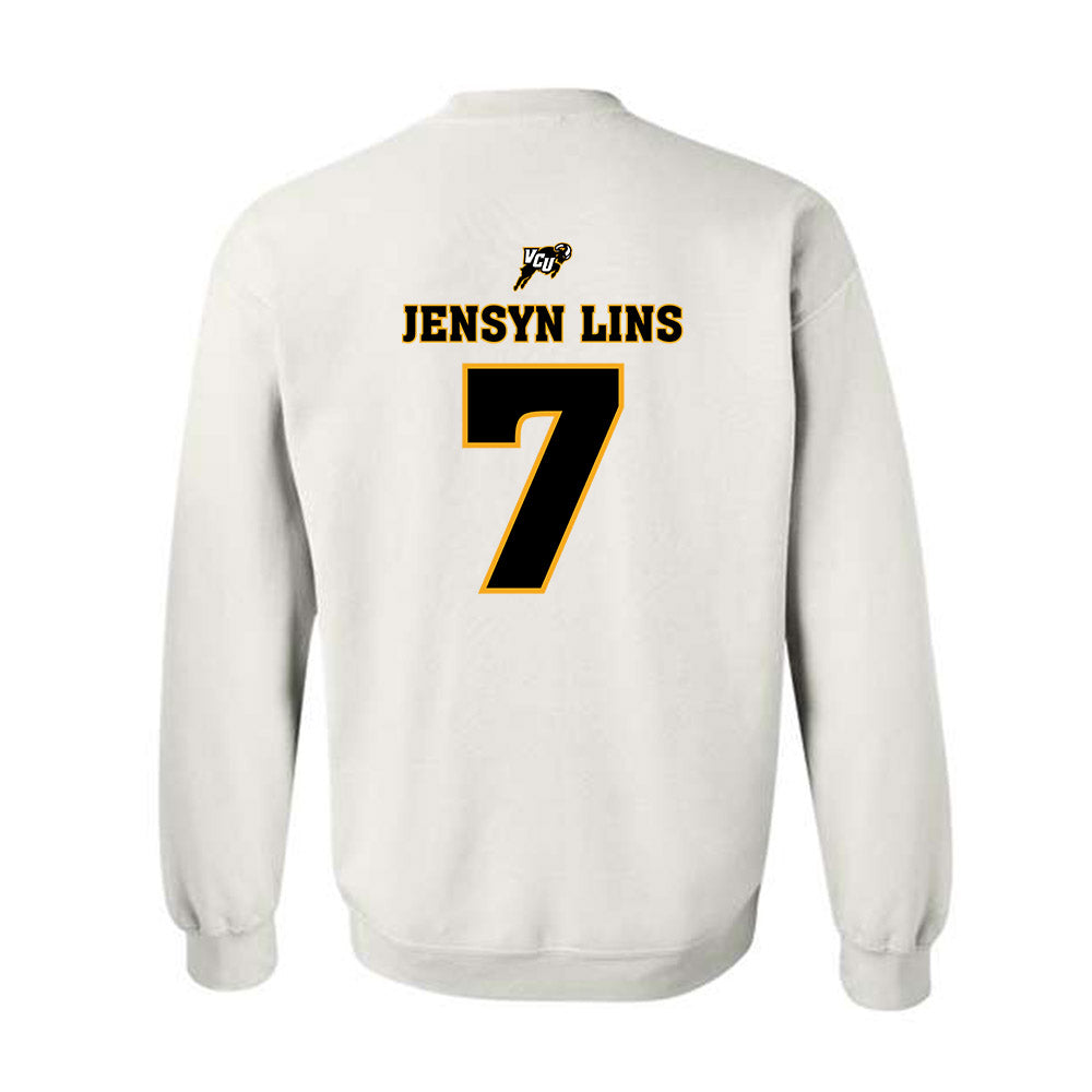 VCU - NCAA Women's Soccer : Jensyn Lins Jensyn Lins - Sports Shersey Crewneck Sweatshirt-1