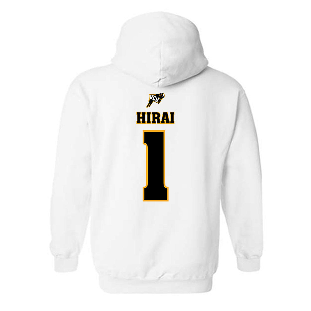 VCU - NCAA Men's Soccer : Ittetsu Hirai - Sports Shersey Hooded Sweatshirt-1