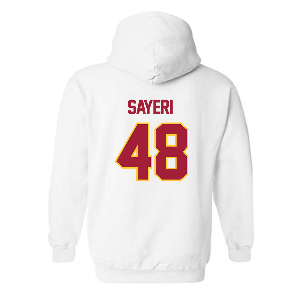 USC - NCAA Football : Ryon Sayeri - Sports Shersey Hooded Sweatshirt-1