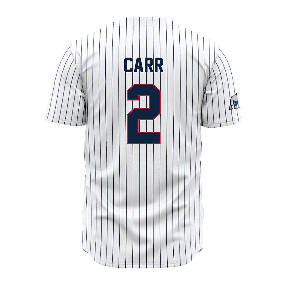 Samford - NCAA Baseball : Cade Carr - Pinstripe Jersey-1