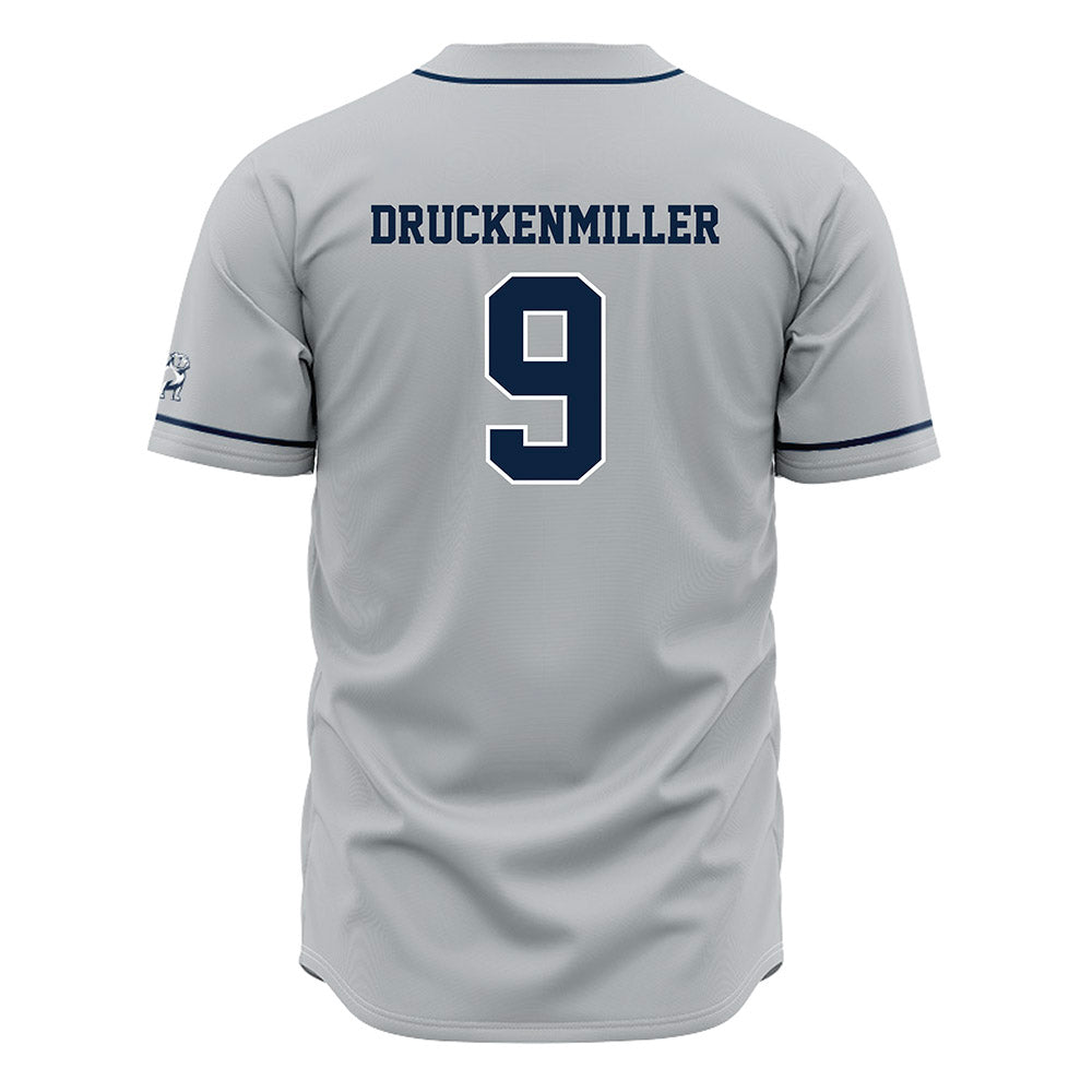 Samford - NCAA Baseball : Drew Druckenmiller - Grey Jersey-1