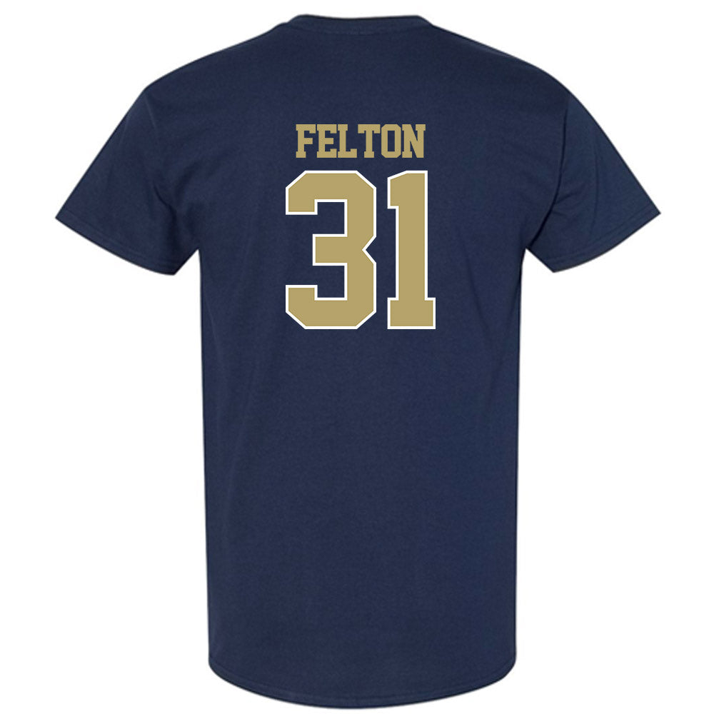 Georgia Tech - NCAA Football : Fenix Felton - Classic Fashion Shersey T-Shirt-1
