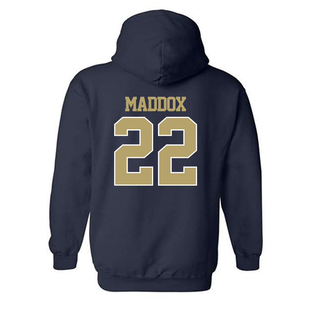 Georgia Tech - NCAA Football : Trelain Maddox - Classic Fashion Shersey Hooded Sweatshirt-1