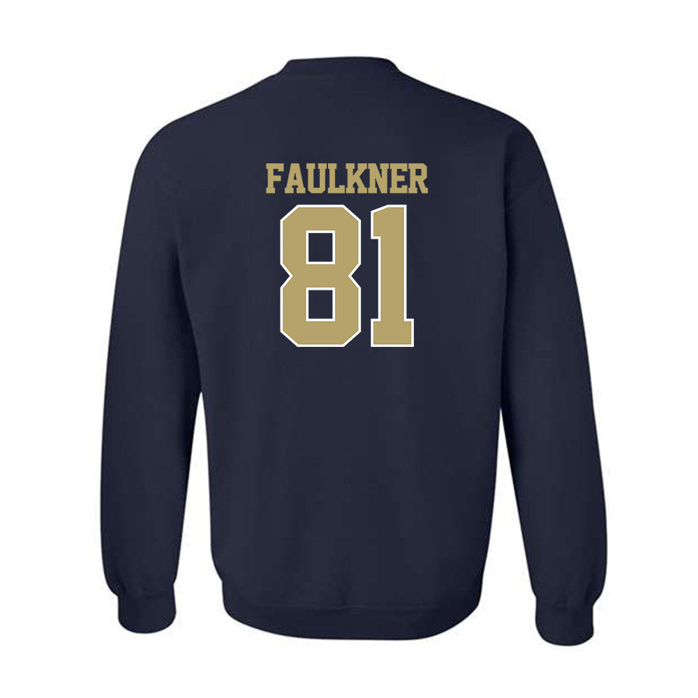 Georgia Tech - NCAA Football : Cal Faulkner - Classic Fashion Shersey Crewneck Sweatshirt-1