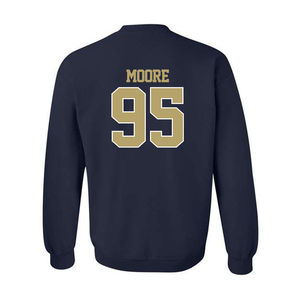 Georgia Tech - NCAA Football : Jason Moore - Classic Fashion Shersey Crewneck Sweatshirt-1