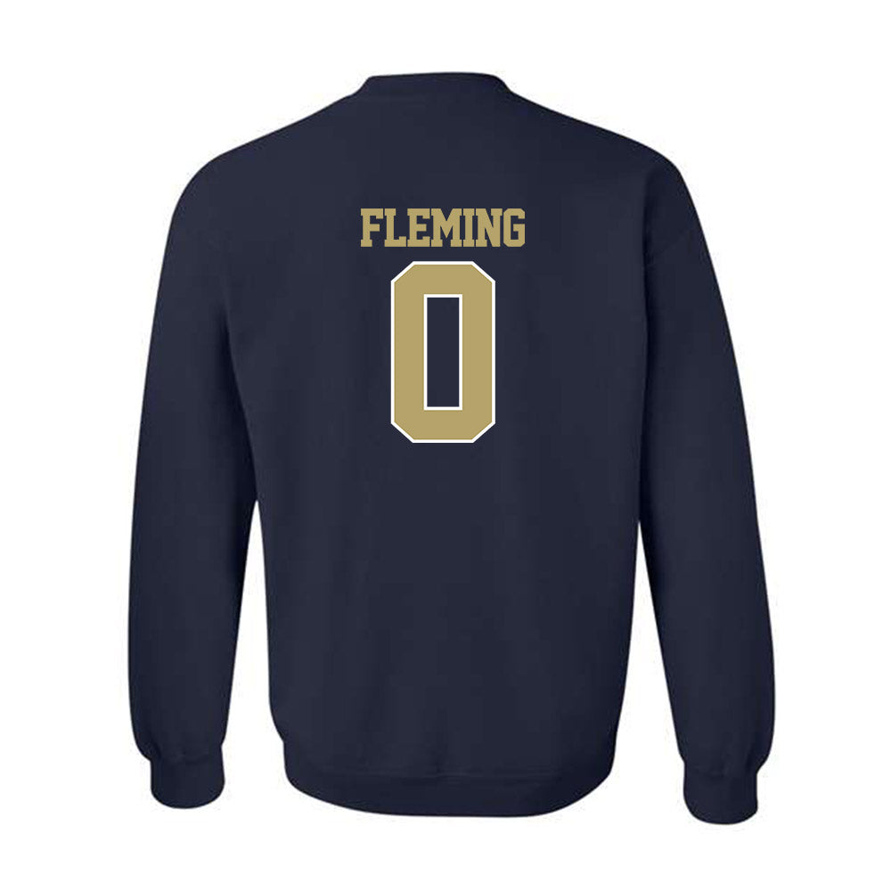 Georgia Tech - NCAA Men's Basketball : Akai Fleming - Classic Fashion Shersey Crewneck Sweatshirt-1