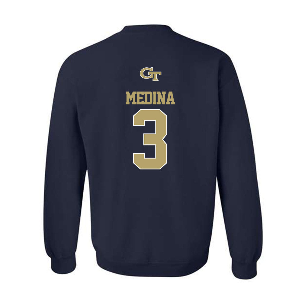 Georgia Tech - NCAA Softball : Holly Medina - Classic Shersey Crewneck Sweatshirt-1