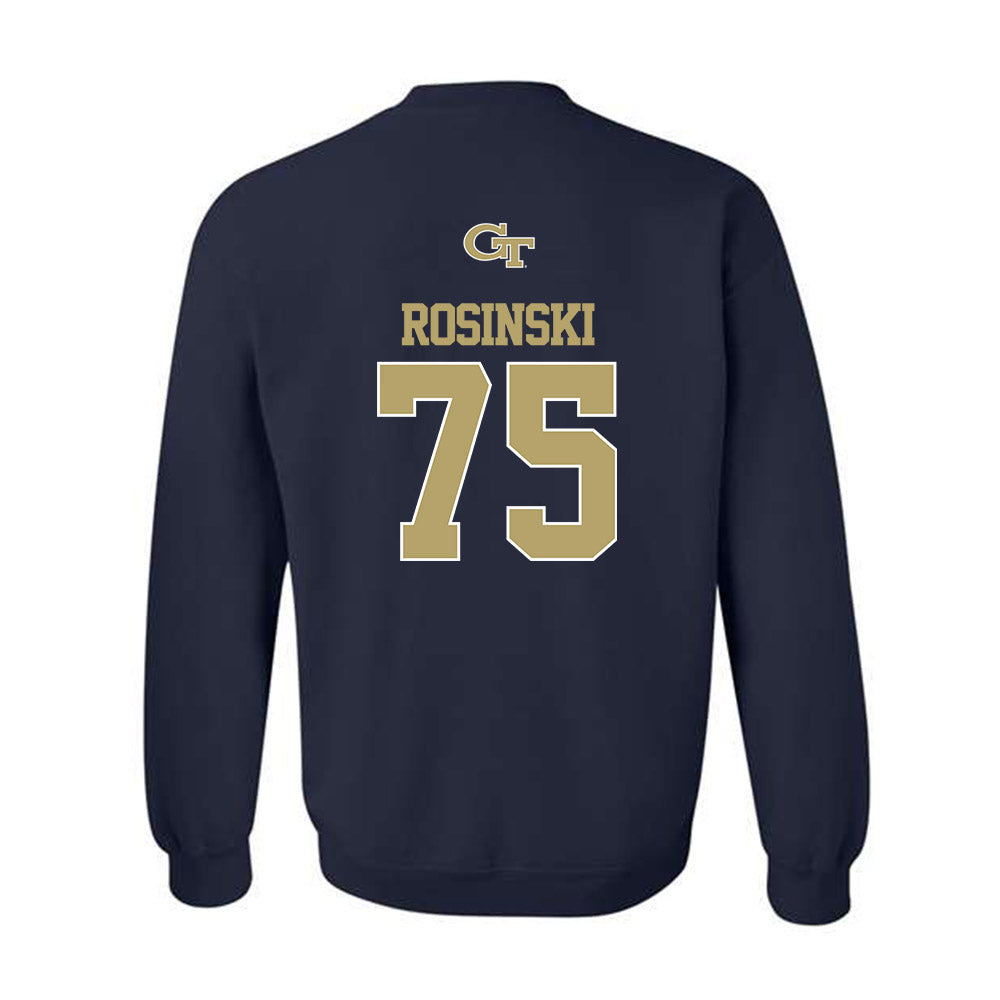 Georgia Tech - NCAA Football : Andrew Rosinski - Classic Shersey Crewneck Sweatshirt-1