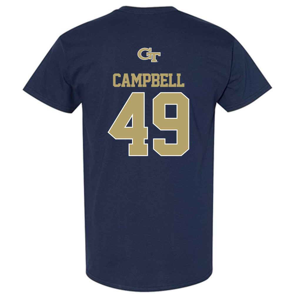 Georgia Tech - NCAA Baseball : Kayden Campbell - Classic Shersey T-Shirt-1
