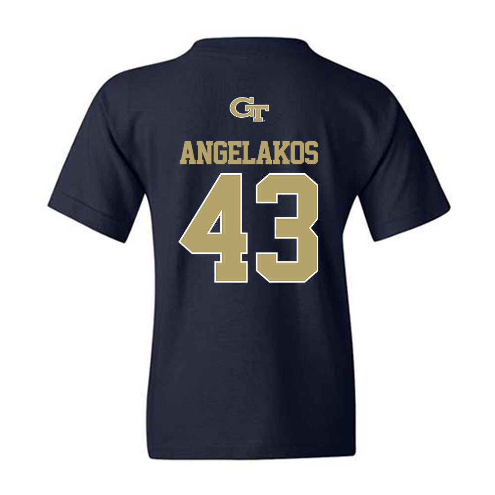 Georgia Tech - NCAA Baseball : Dimitri Angelakos - Classic Shersey Youth T-Shirt-1