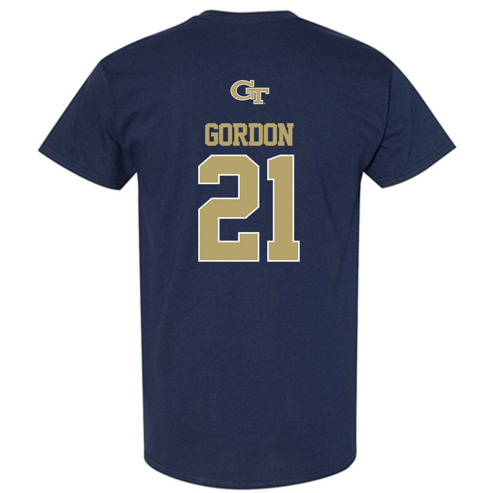 Georgia Tech - NCAA Football : Daylon Gordon - Classic Shersey T-Shirt-1