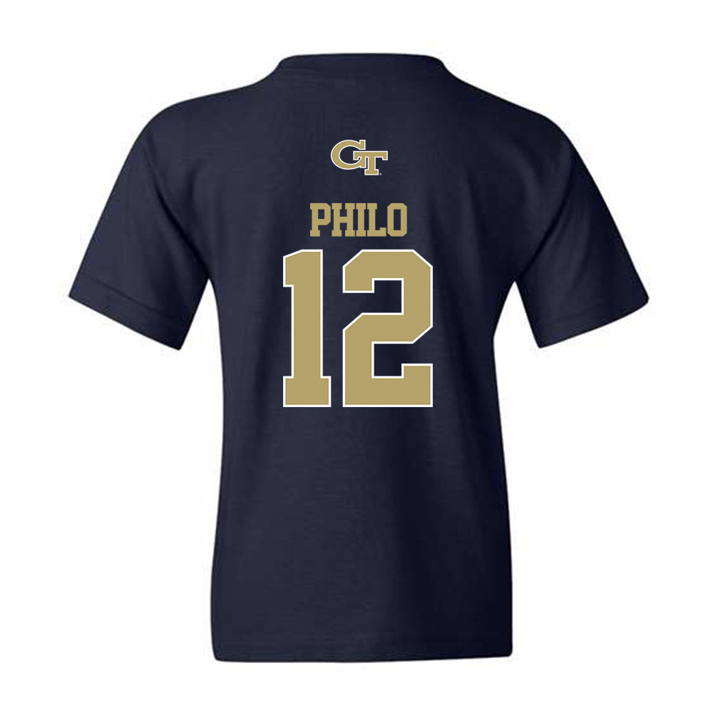 Georgia Tech - NCAA Football : Aaron Philo - Classic Shersey Youth T-Shirt