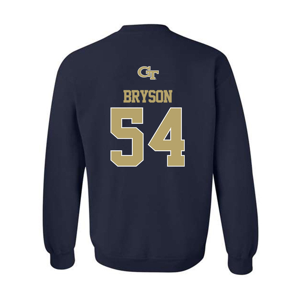 Georgia Tech - NCAA Football : Jimmy Bryson - Classic Shersey Crewneck Sweatshirt-1