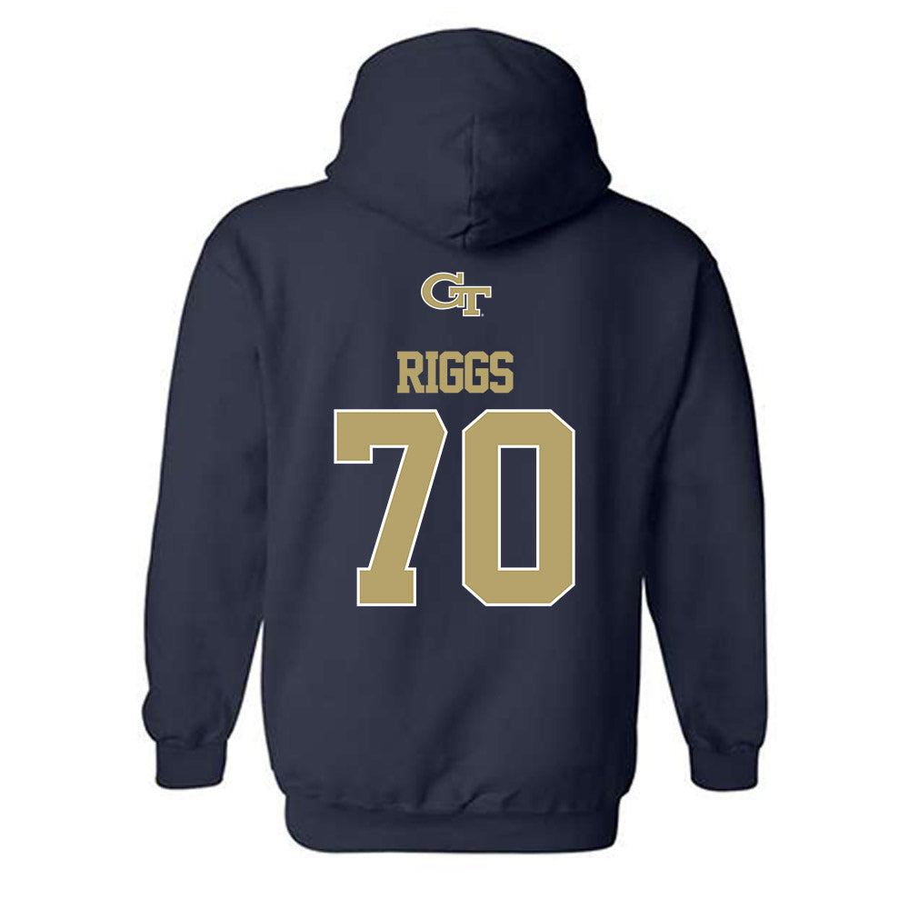 Georgia Tech - NCAA Football : Jameson Riggs - Classic Shersey Hooded Sweatshirt