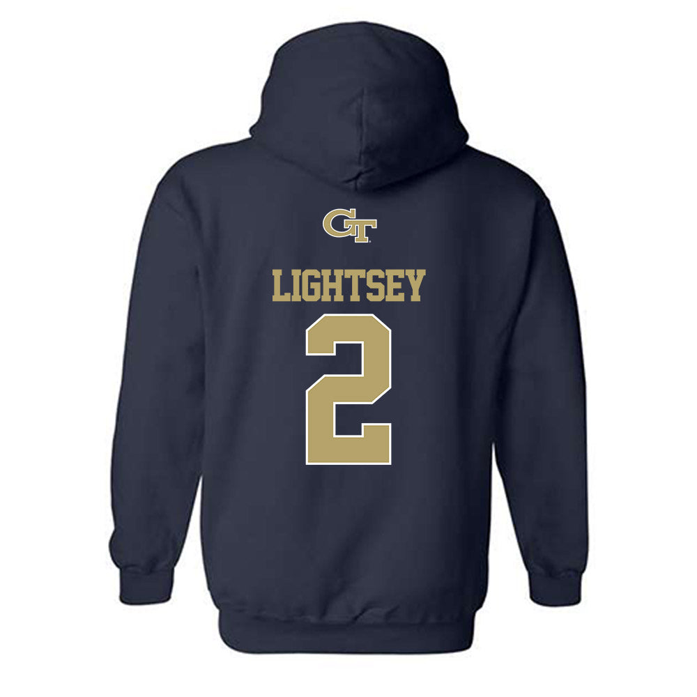 Georgia Tech - NCAA Football : Ej Lightsey - Classic Shersey Hooded Sweatshirt